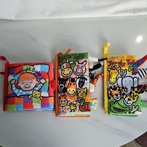 Jollybaby Colorful Soft Baby Books Set of 3